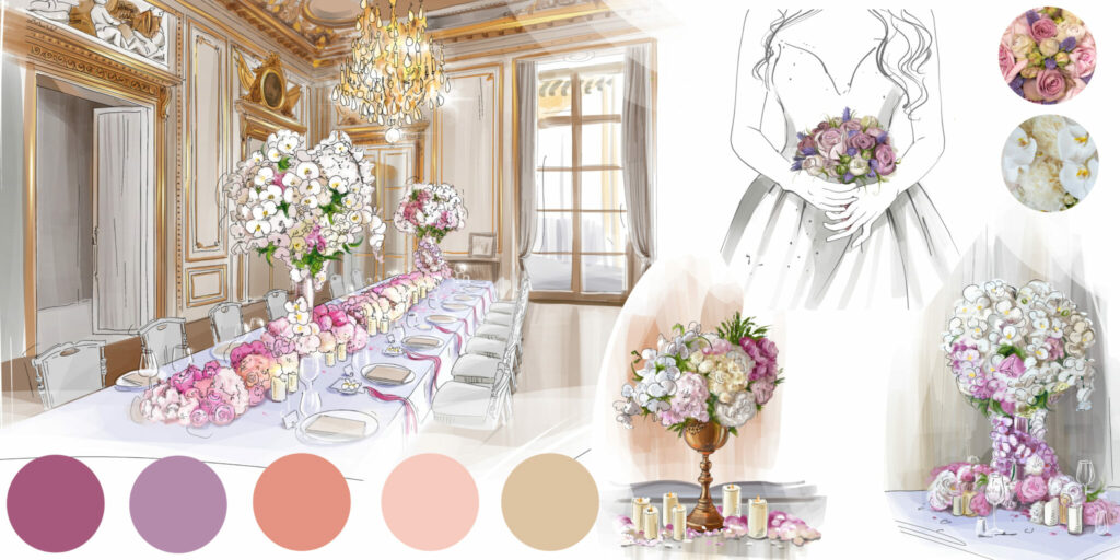 Wedding design mood board how to create