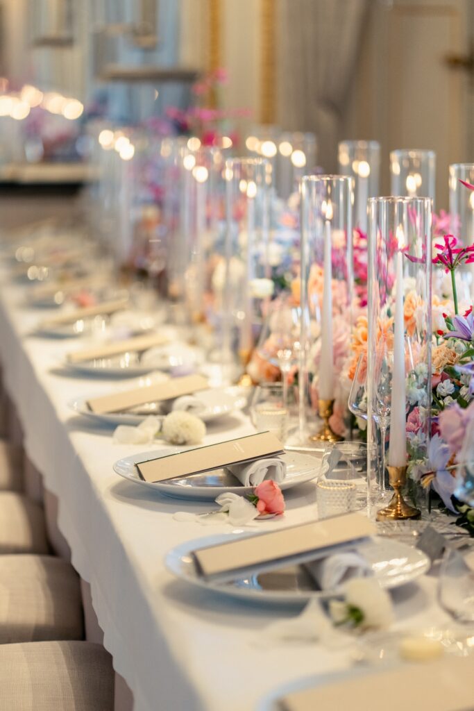 Luxury destination wedding planned by CTH Events Paris in France