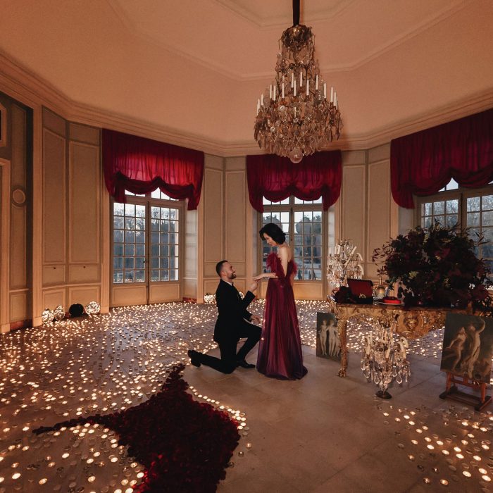 luxury French chateau proposal