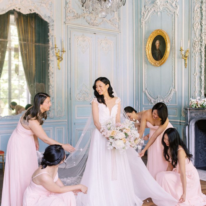 luxury destination wedding in french chateau by Inga HEUSELE